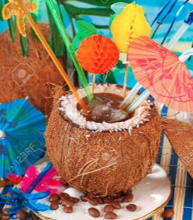 Helado tropical (4000 gil) Ingredientes: Helado tropical, el más rico de Eorzea! Pidelo con o sin azucar, tambien hay vegan@!